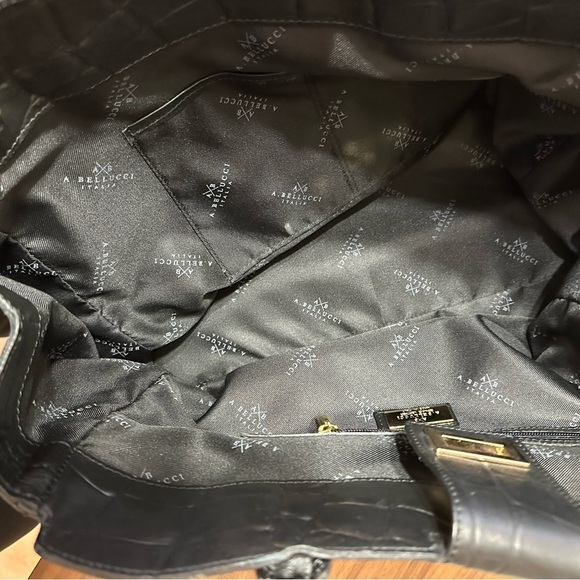 A. BELLUCCI ITALY Leather Bag Large tote - Picture 8 of 8
